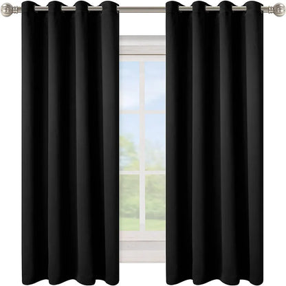 Blackout Bedroom Curtain - High Shading, Thick Blinds Drapes for Living Room, 1 Panel