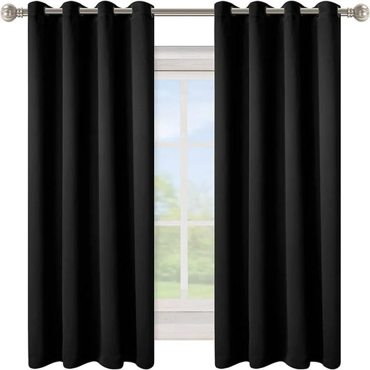 Blackout Bedroom Curtain - High Shading, Thick Blinds Drapes for Living Room, 1 Panel