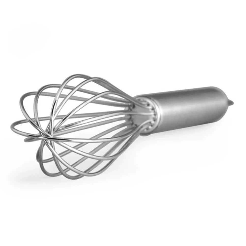 Stainless Steel Balloon Wire Whisk Set - 8/10/12 inches, Manual Egg Beater Mixer