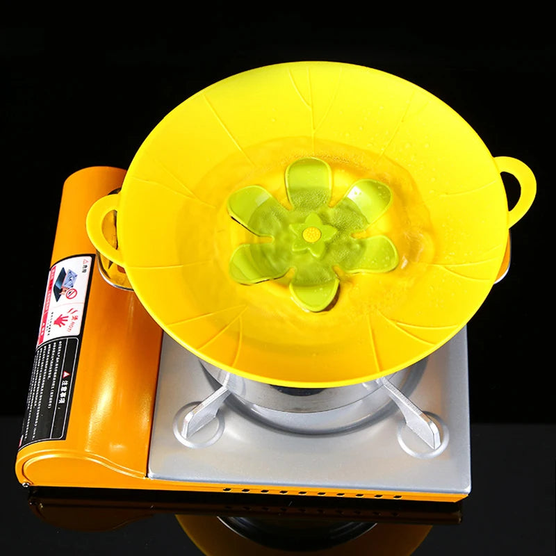 Multifunctional Silicone Spill Stopper Lid - Anti-Overflow Pot Cover