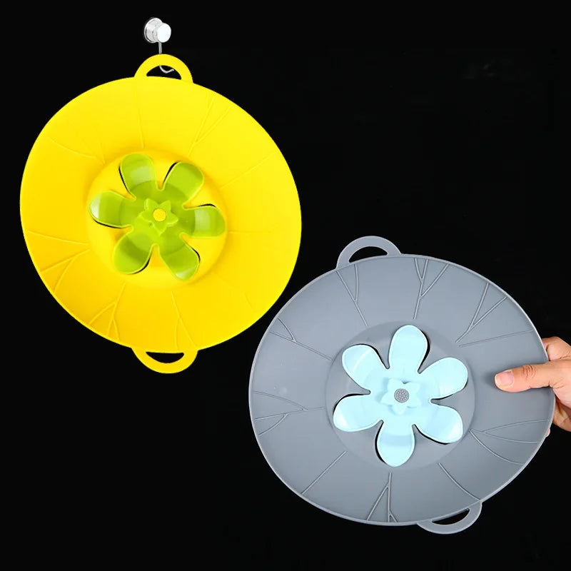 Multifunctional Silicone Spill Stopper Lid - Anti-Overflow Pot Cover