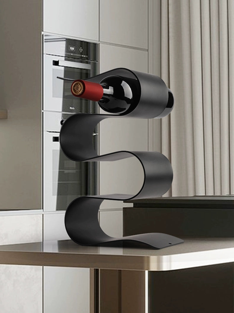 Creative Red Wine Rack - Modern Wine Storage for Living Room and Dining Room