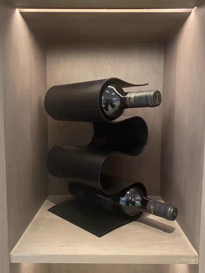 Creative Red Wine Rack - Modern Wine Storage for Living Room and Dining Room