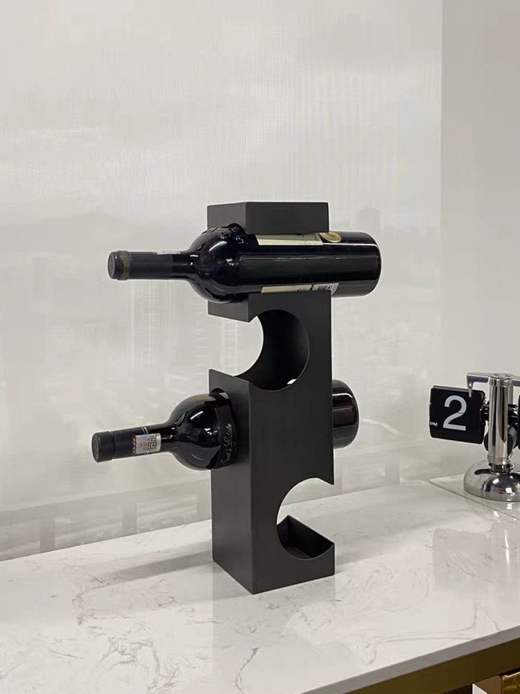 Creative Red Wine Rack - Modern Wine Storage for Living Room and Dining Room