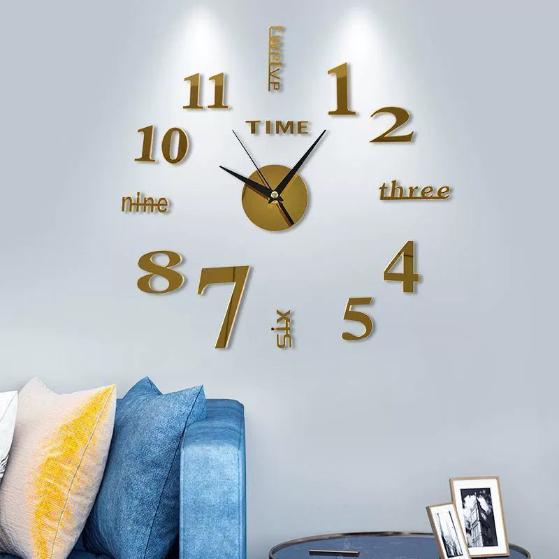 3D Wall-Mounted Alarm Clock - 2023 Internet Celebrity Design
