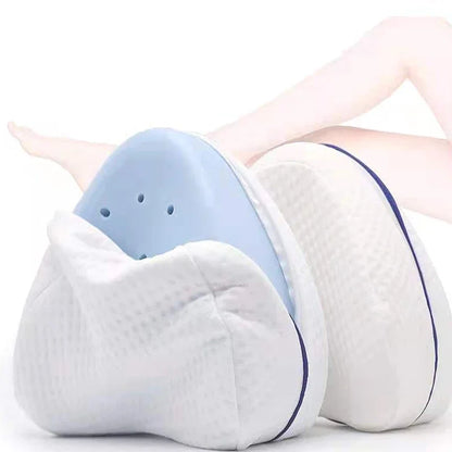Memory Foam Leg Pillow - Orthopedic Pain Relief Cushion for Sciatica and Joint Support