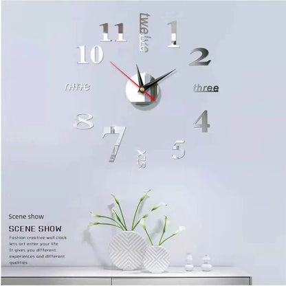 3D Wall-Mounted Alarm Clock - 2023 Internet Celebrity Design