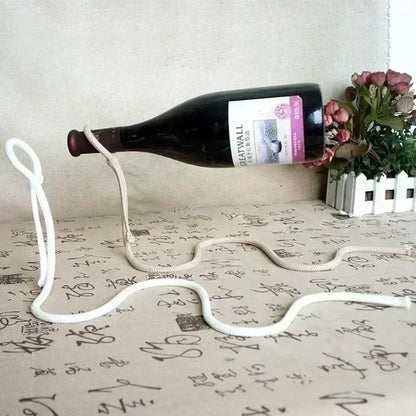 Magical Suspension Iron Chain Wine Rack - One Bottle Display Stand