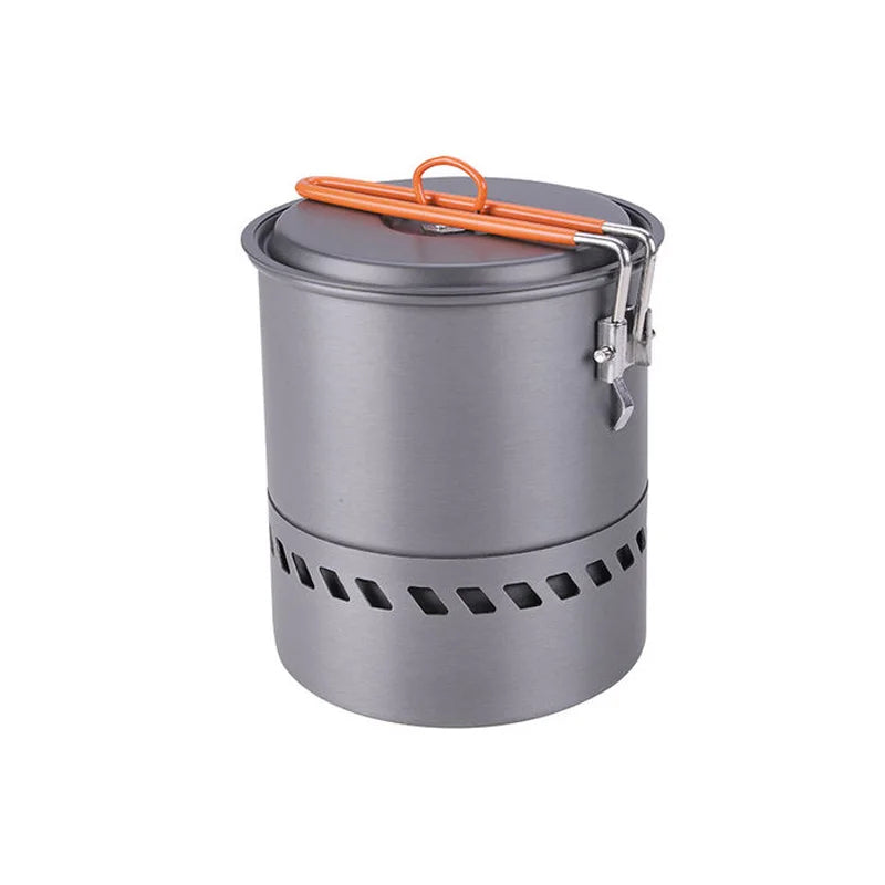 Portable Camping Stove &amp; Fast-Heating Outdoor Cooking Pot - 1.5L