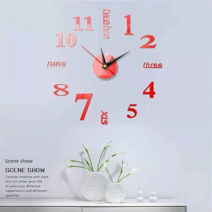 3D Wall-Mounted Alarm Clock - 2023 Internet Celebrity Design