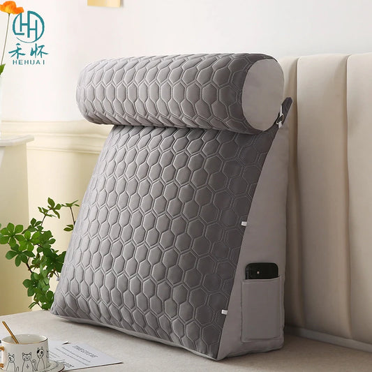 Triangle Reading Pillow Wedge Backrest Cushion