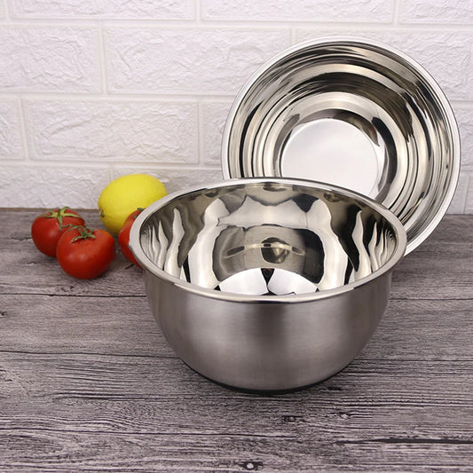 Stainless Steel Mixing Bowl Set (7-Piece) - Fruit, Salad, and Storage Bowls