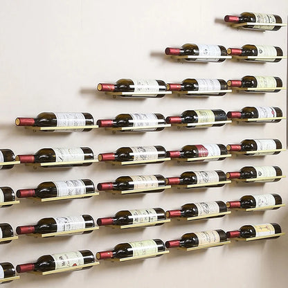Wall-Mounted Bar Wine Rack Holder