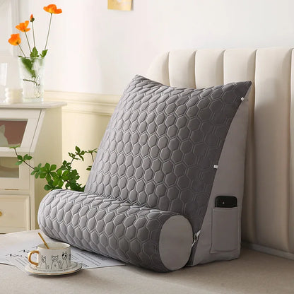 Triangle Reading Pillow Wedge Backrest Cushion