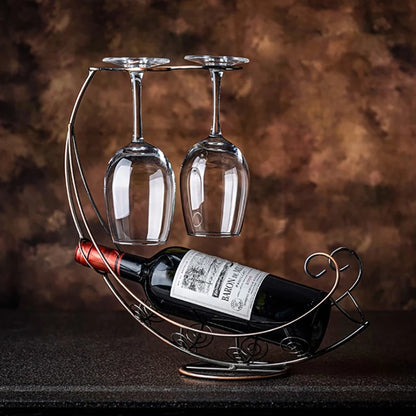 Creative Metal Wine Rack - Bracket Display Holder
