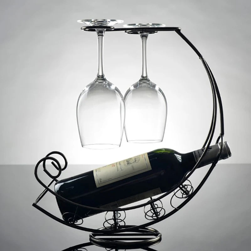 Creative Metal Wine Rack - Bracket Display Holder