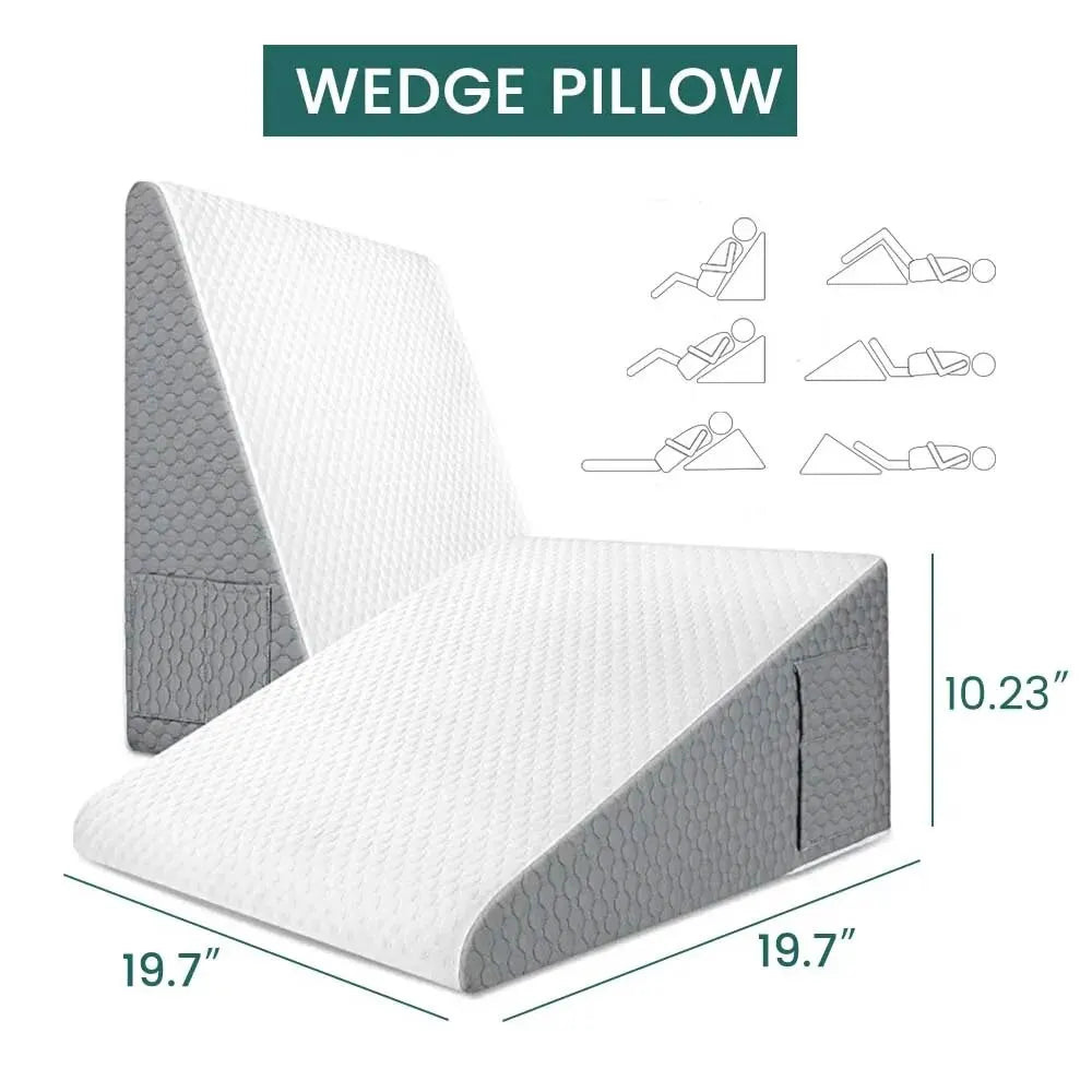 Wedge Pillow for Acid Reflux and Surgery Recovery
