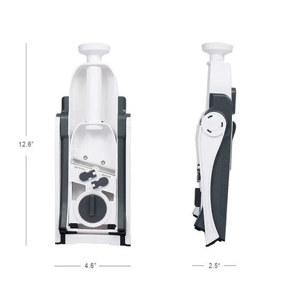 Safe Vegetable Cutter &amp; Kitchen Slicer - Salad Chopper, Potato &amp; French Fries Cutter, Cheese Grater Gadget