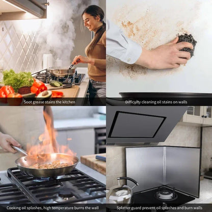 Anti Oil Splatter Guard - Stainless Steel Folding Grease Screen