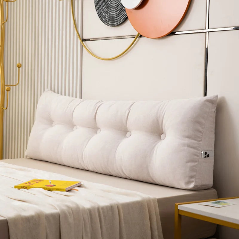 Triangle Bedside Cushion | Removable Washable Back Support Pillow