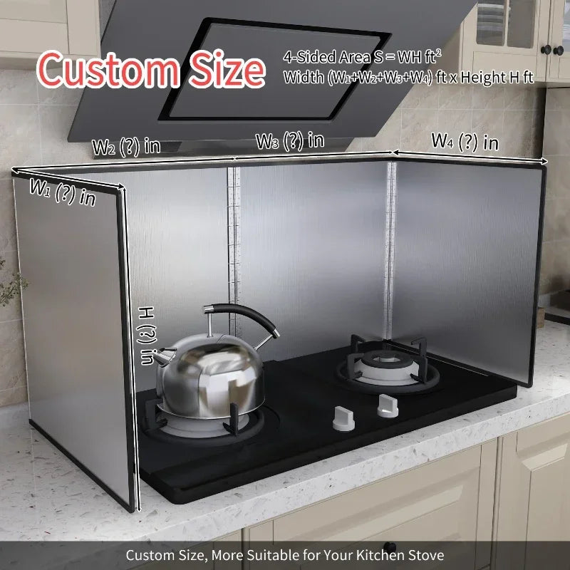 Anti Oil Splatter Guard - Stainless Steel Folding Grease Screen