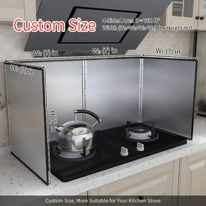 Anti Oil Splatter Guard - Stainless Steel Folding Grease Screen