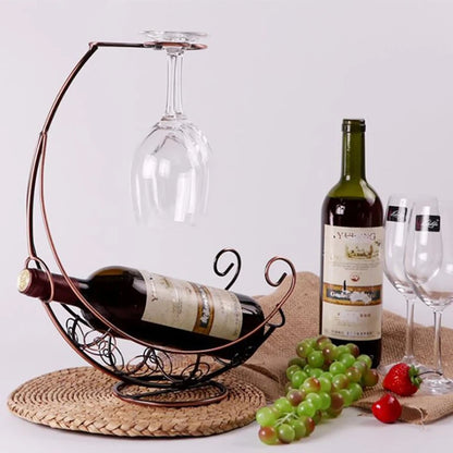 Creative Metal Wine Rack - Bracket Display Holder