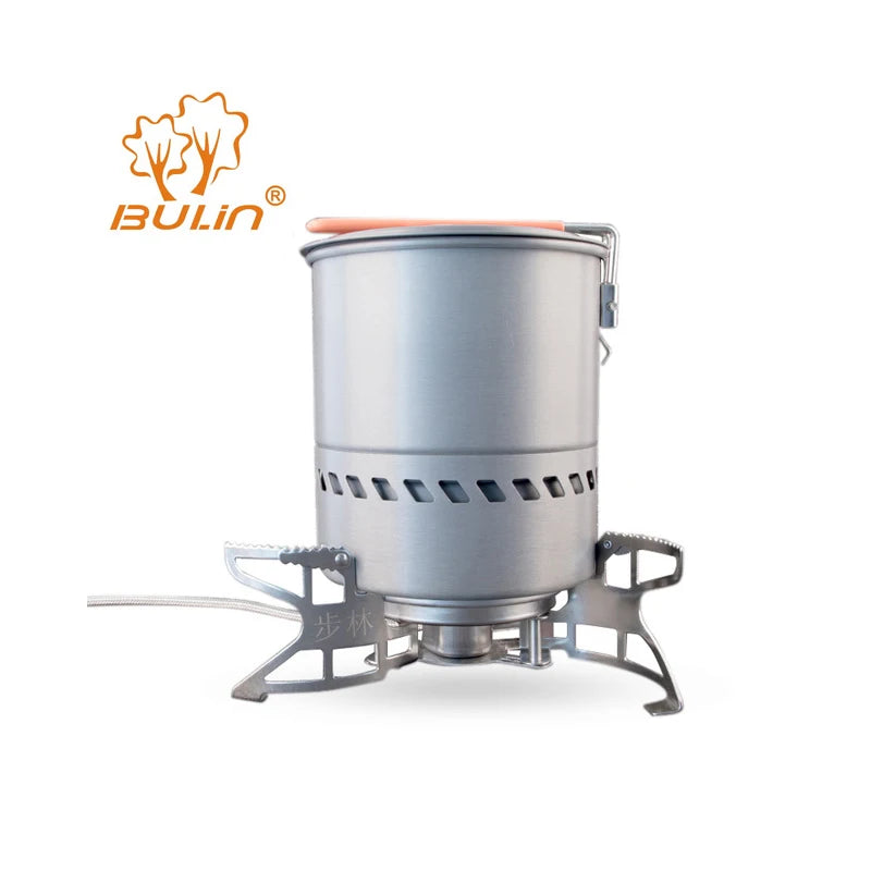 Portable Camping Stove &amp; Fast-Heating Outdoor Cooking Pot - 1.5L