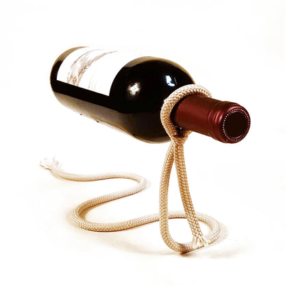 New Suspended Rope Wine Rack - Serpentine Snake Bracket Wine Bottle Holder