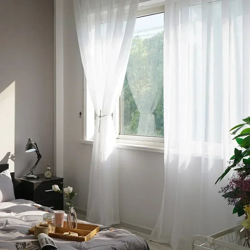 Embroidered Chenille Velvet Curtains - For Living Room & Bedroom