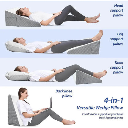 Wedge Pillow for Acid Reflux and Surgery Recovery