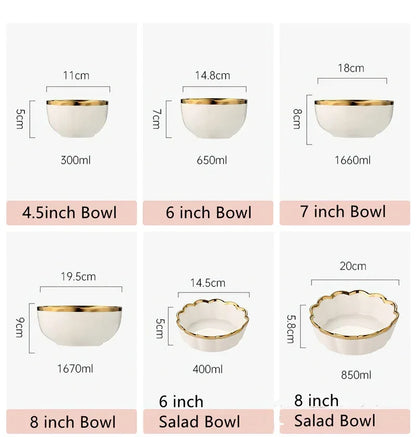 White Ceramic Dinner Plate - Elegant Modern Tableware (1 Piece)
