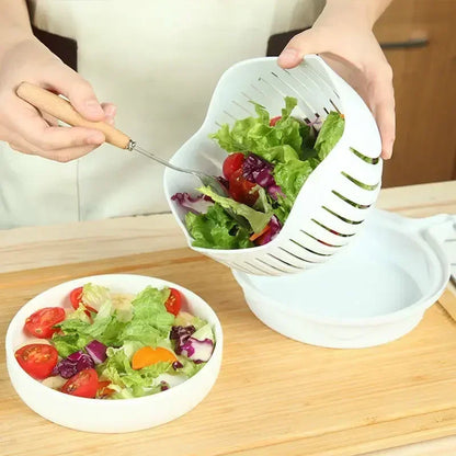 Vegetable Chopper and Salad Cutter Bowl - Kitchen Tools