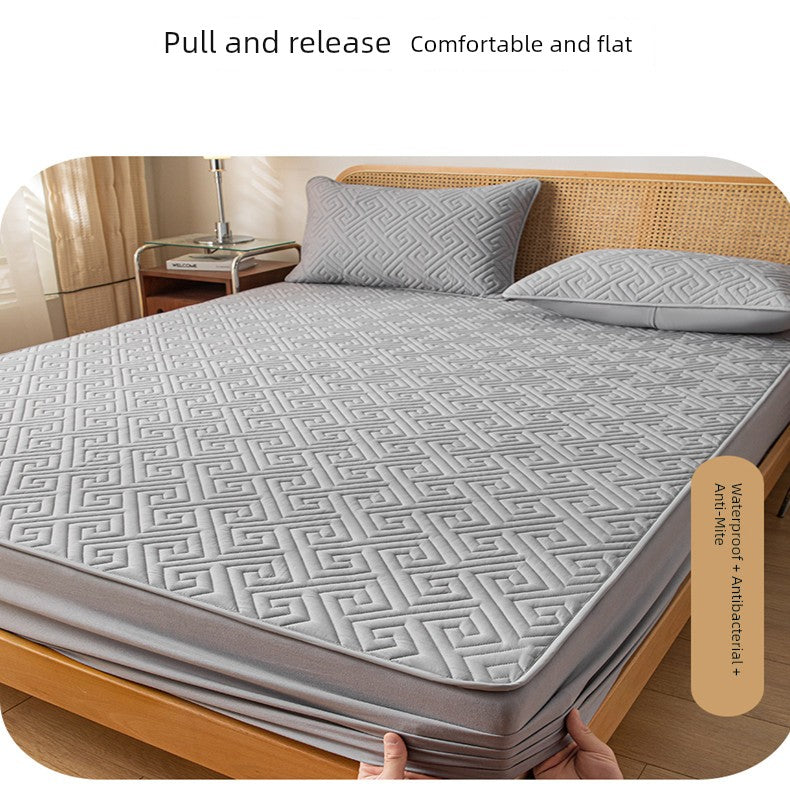 Simmons Waterproof Fitted Sheet – Thickened Cotton Comfort