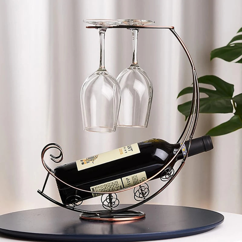 Creative Metal Wine Rack - Bracket Display Holder