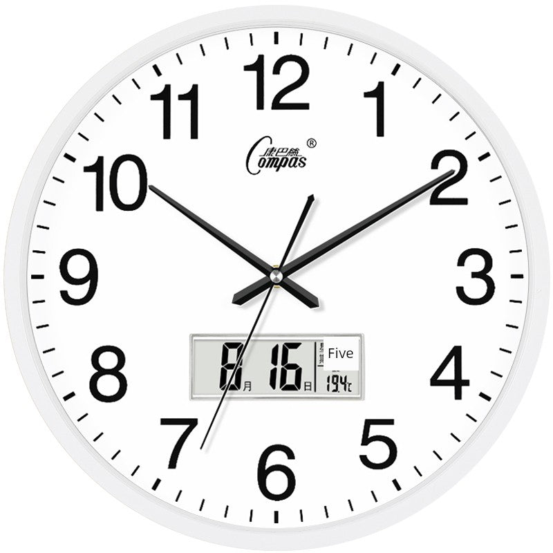 Kangbasi Modern Stylish Wall Clock for Living Room - Home Decor Timepiece