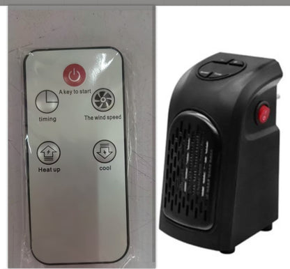 Portable Electric Ceramic Space Heater - Mini Heater Fan for Home, Office, or Camping