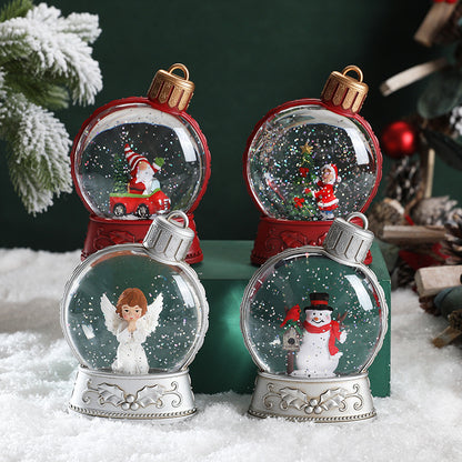 Christmas Luminous Simulation Flat Light - LED Flame Light Holiday Scene Decor