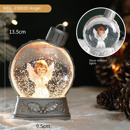 Christmas Luminous Simulation Flat Light - LED Flame Light Holiday Scene Decor