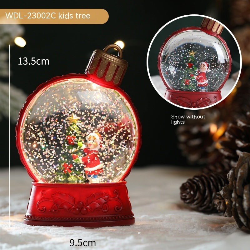 Christmas Luminous Simulation Flat Light - LED Flame Light Holiday Scene Decor