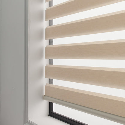 Soft Gauze Electric Zebra Roll-Up Curtain