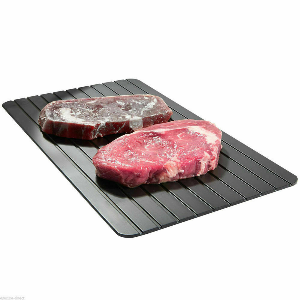 Fast Defrost Tray | Quick Thaw Frozen Food, Meat & Fruit | Kitchen Gadgets
