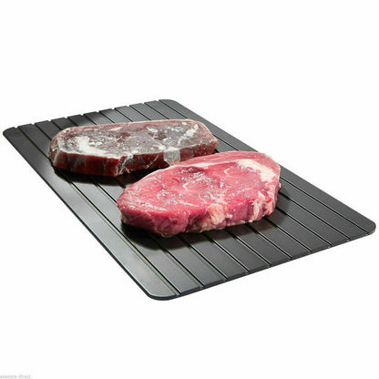 Fast Defrost Tray | Quick Thaw Frozen Food, Meat & Fruit | Kitchen Gadgets