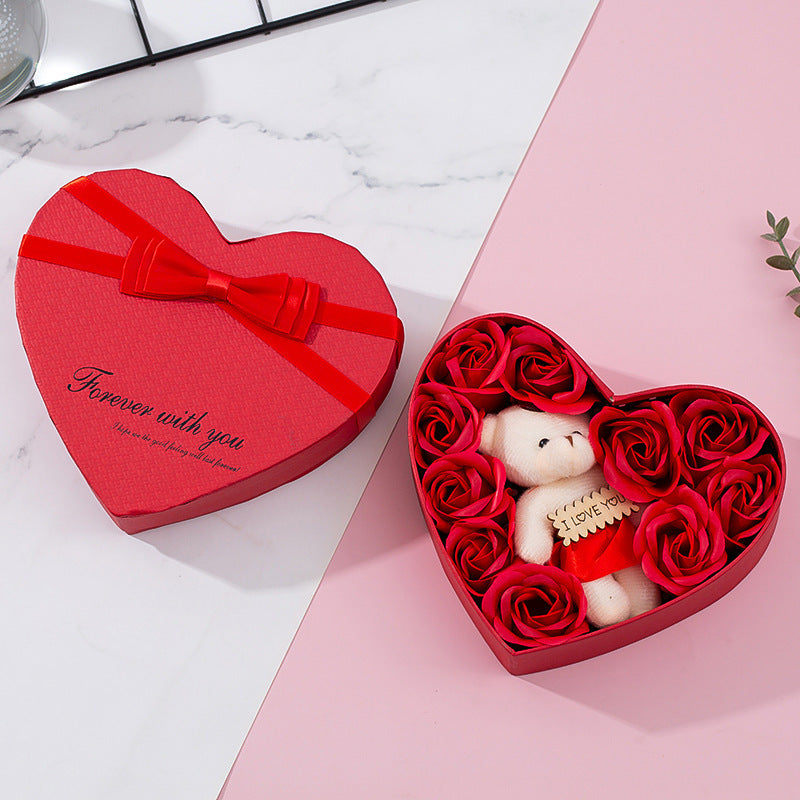 Heart-Shaped Rose Gift Box – Perfect for Christmas, Valentine’s Day, Mother’s Day, and Birthdays