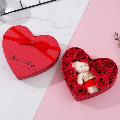 Heart-Shaped Rose Gift Box – Perfect for Christmas, Valentine’s Day, Mother’s Day, and Birthdays