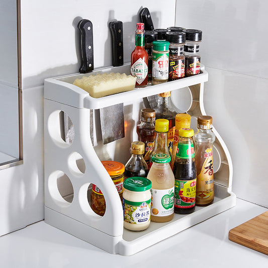 Multilayer Kitchen Storage Shelving - Organize Your Kitchen Supplies