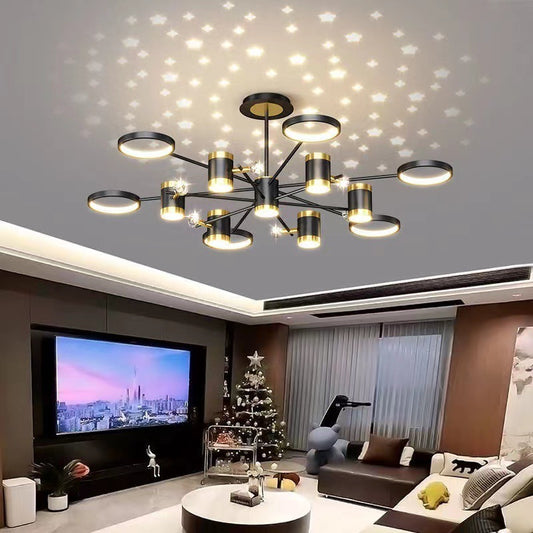 Light Luxury Nordic Star Chandelier - Modern Whole House Lighting Package
