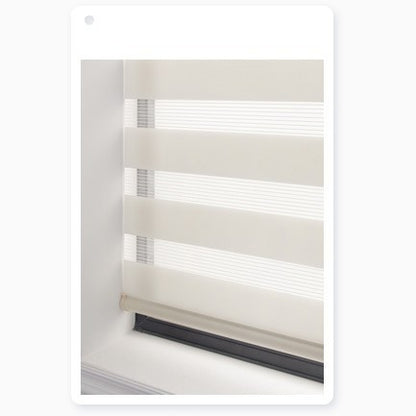 Soft Gauze Electric Zebra Roll-Up Curtain