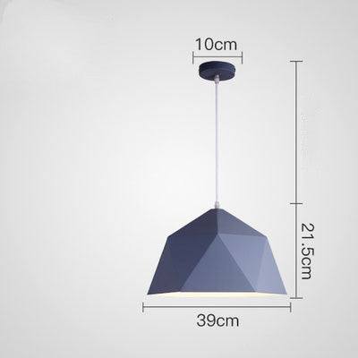 "Colorful Geometric Hanging Lamps | Creative Lighting for Modern Spaces