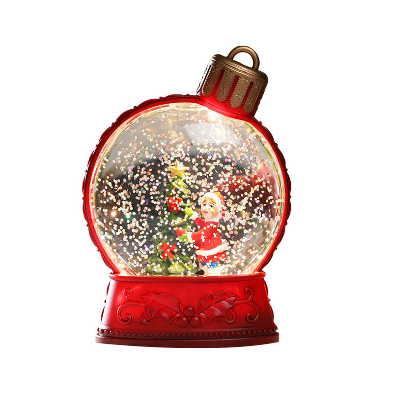 Christmas Luminous Simulation Flat Light - LED Flame Light Holiday Scene Decor